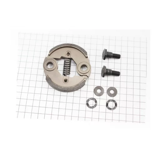 Зчеплення (коротка пружина) D-76мм метал, + болти + шайби, к-кт, на блістері, ТРИМЕР, YQ-213200