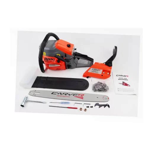 Бензопила Carver ML5800-30 58cc (3,5кВт, шина 18", цепь 325-1,5-72зв. круг. зуб) плавный пуск, Б/П-РІЗНЕ, YQ-201865