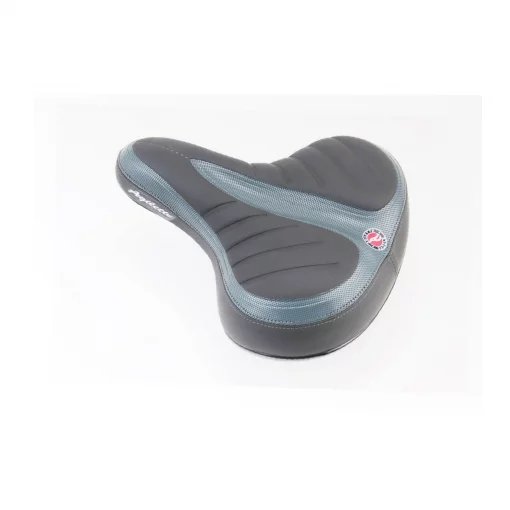 Сиденье ХВЗ 245x210мм, чёрно-серое AZ-92BF-3Q, ВЕЛОЗАПЧАСТИНИ, YQ-411851