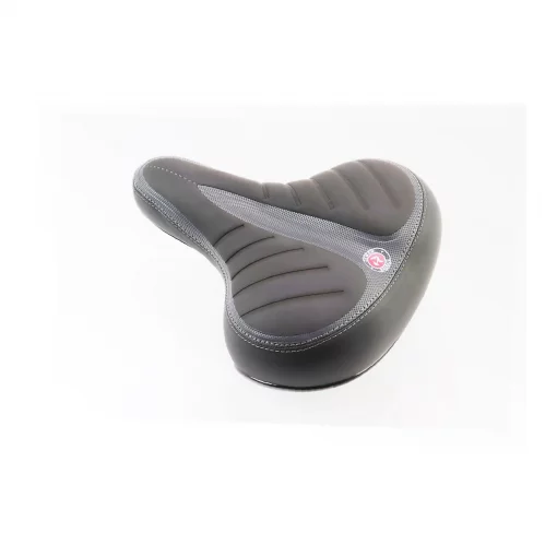 Сиденье ХВЗ 245x210мм, чёрно-серое HBAZ-5555, ВЕЛОЗАПЧАСТИНИ, YQ-412010