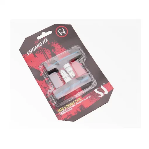 Гальмівні колодки V-brake, синій, ВЕЛОЗАПЧАСТИНИ, YQ-403943