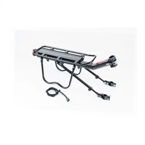 Багажник 24-29" алюмінієвий, регульоване кріпл. за трубу сидіння, під Disk-brake, чорний HS-022B, ВЕЛОАКСЕСУАРИ, YQ-409848