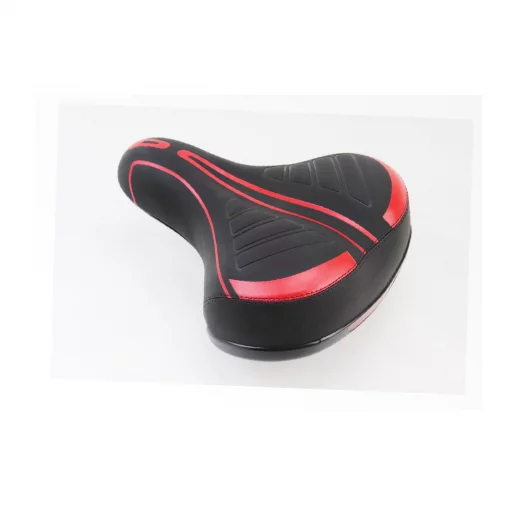 Сиденье ХВЗ 250x210мм, чёрно-красное XS, ВЕЛОЗАПЧАСТИНИ, YQ-411854