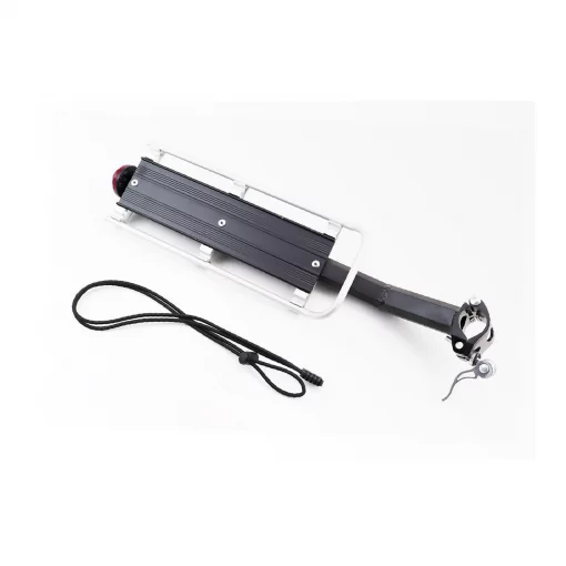 Багажник 26-29" алюминиевый, консольный, крепл. за трубу сидения эксцентриком, чёрно-серый HS-027, ВЕЛОАКСЕСУАРИ, YQ-409677