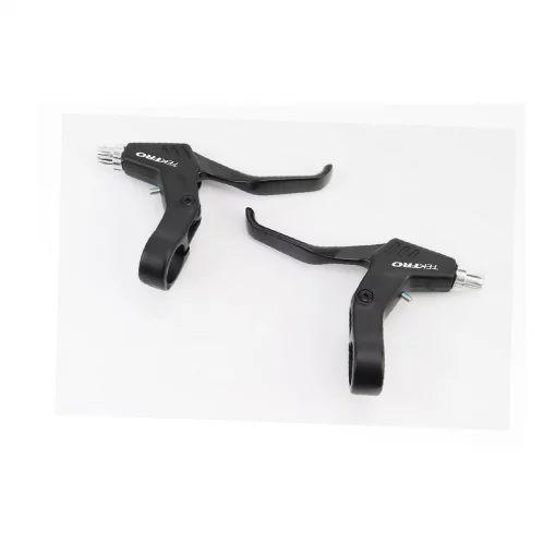 Гальмівні ручки, алюмінієві, чорно-сірі RS360A, ВЕЛОЗАПЧАСТИНИ, YQ-411586