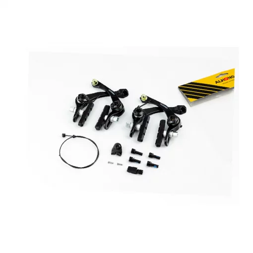 Гальмо "BMX" U-brake (2 колеса), хід колодки 29-45мм, алюмінієве, чорне HJ-926ADU, ВЕЛОЗАПЧАСТИНИ, YQ-411188