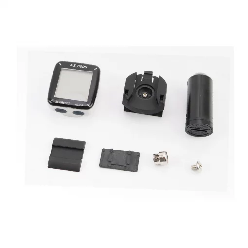 Велокомпьютер 11-функций, беспроводной, бело-чёрный AS-6000 (без батареек), ВЕЛОАКСЕСУАРИ, YQ-409762