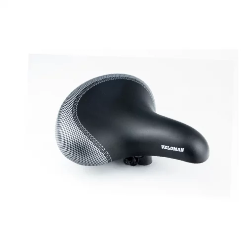 Сиденье ХВЗ 260x230мм, чёрно-серое VELOMAN N662-А, ВЕЛОЗАПЧАСТИНИ, YQ-412032