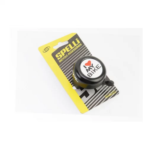 Дзвінок механічний "I love my Bike", чорний SBL-610, ВЕЛОАКСЕСУАРИ, YQ-403656