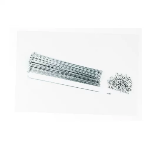 Спица 13Gx246мм (100шт к-кт), хром, ВЕЛОЗАПЧАСТИНИ, YQ-412456