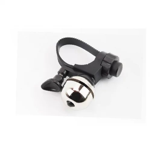 Дзвінок механічний (нержавіюча сталь-пластик), кріпл. на хомуті, ВЕЛОАКСЕСУАРИ, YQ-409989