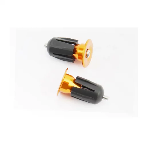 Заглушки руля, алюминиевые, золотистые к-кт, ВЕЛОЗАПЧАСТИНИ, YQ-409808