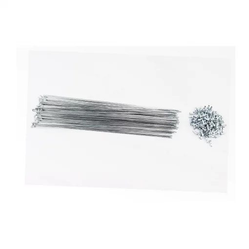 Спица 14Gx282мм (100шт к-кт), хром, ВЕЛОЗАПЧАСТИНИ, YQ-403904