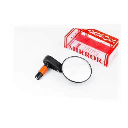 Зеркало круглое, регулируемое, крепл. в торец руля, чёрное SBM-2002B, ВЕЛОАКСЕСУАРИ, YQ-414016