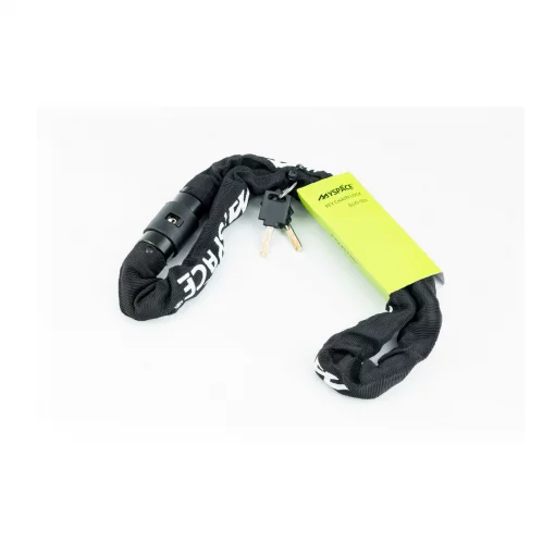 Замок противоугонный цепной 1000х6мм под ключ, чёрный 605, ВЕЛОАКСЕСУАРИ, YQ-414103