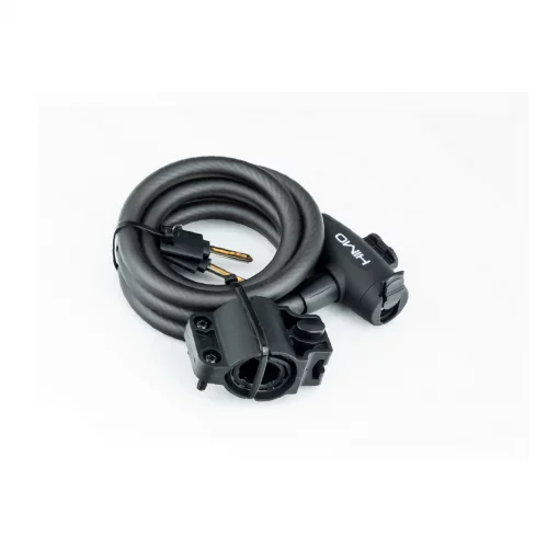 Замок протиугінний тросовий 1500х12мм під ключ, кріпл. за трубу сидіння HIMO, ВЕЛОАКСЕСУАРИ, YQ-414101