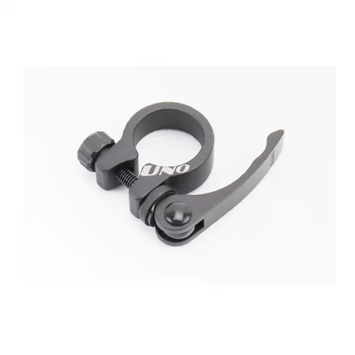 Зажим (хомут) трубы сиденья MTB 28,6мм, крепл. эксцентрик, алюминиевый, чёрный XTB-C, ВЕЛОЗАПЧАСТИНИ, YQ-406145