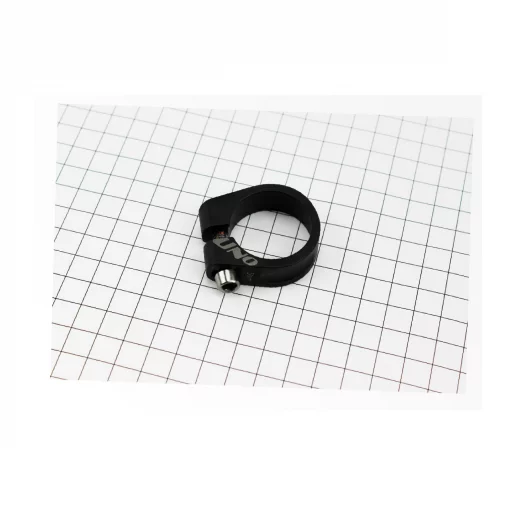 Зажим (хомут) трубы сиденья MTB 31,8мм, крепл. болт, алюминиевый, чёрный SC-200, ВЕЛОЗАПЧАСТИНИ, YQ-406227