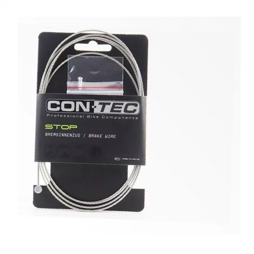 Трос гальмівний 1800мм з кінцевиком, нержавіюча сталь, шліфований Slick Stainless CP-B4, ВЕЛОЗАПЧАСТИНИ, YQ-411316