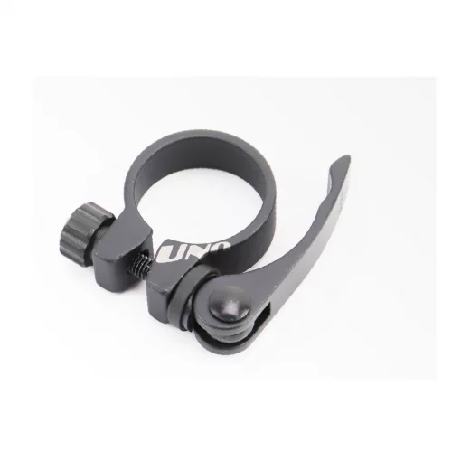 Зажим (хомут) трубы сиденья MTB 34,9мм, крепл. эксцентрик, алюминиевый, чёрный XTB-C, ВЕЛОЗАПЧАСТИНИ, YQ-406146