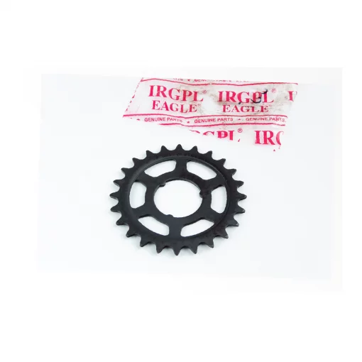 Звезда задняя ХВЗ 24T, чёрная, ВЕЛОЗАПЧАСТИНИ, YQ-412324