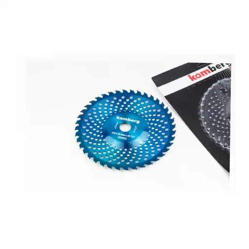 Нож 40Тх230мм победитовые зубья, "тарелка", "BLUE Bomba", ТРИМЕР, YQ-213706