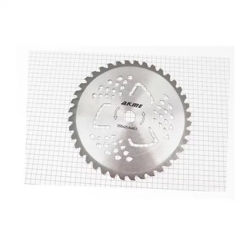 Нож 40Тх255мм победитовые зубья "лепесток", ТРИМЕР, YQ-202751