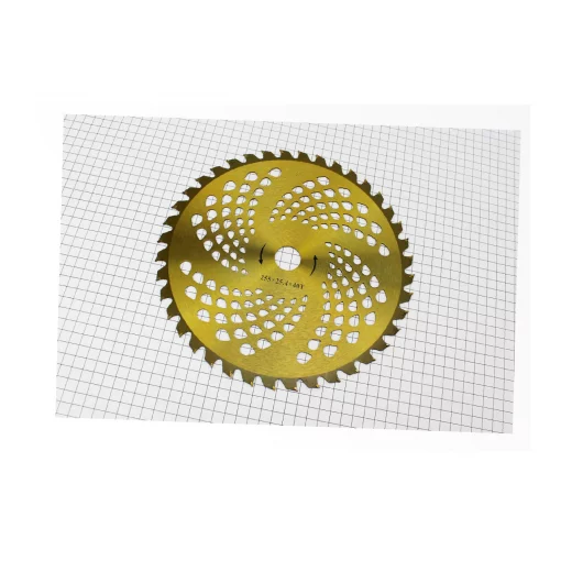 Ніж 40Тх255мм побідитові зуби, "GOLD" на блістері, ТРИМЕР, YQ-202707