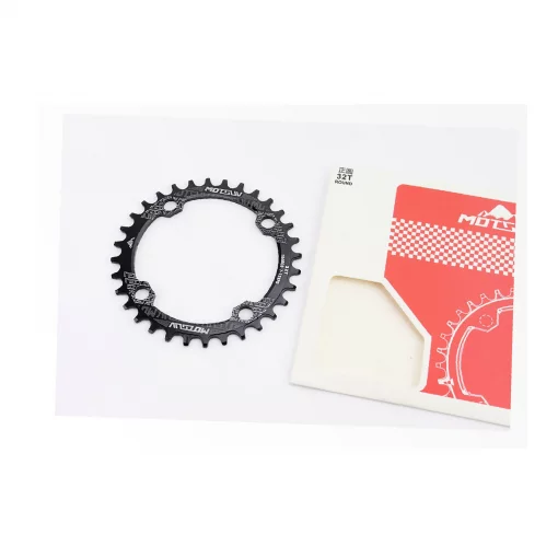 Звезда передняя MTB Narrow Wide 32Т (BCD:104мм), алюминиевая, чёрная, ВЕЛОЗАПЧАСТИНИ, YQ-411267