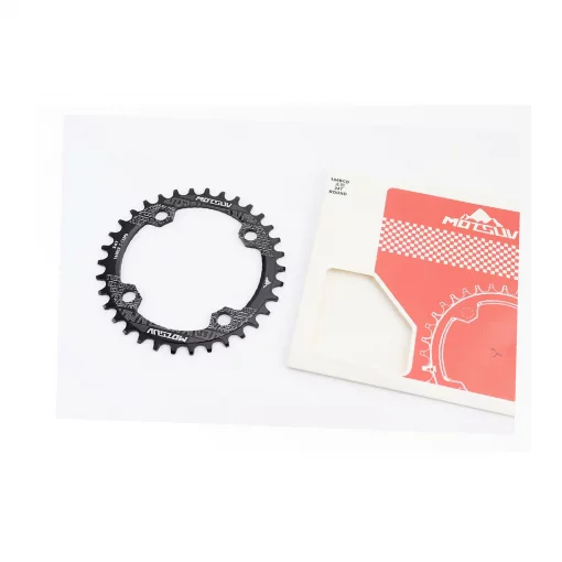 Звезда передняя MTB Narrow Wide 34Т (BCD:104мм), алюминиевая, чёрная, ВЕЛОЗАПЧАСТИНИ, YQ-411268