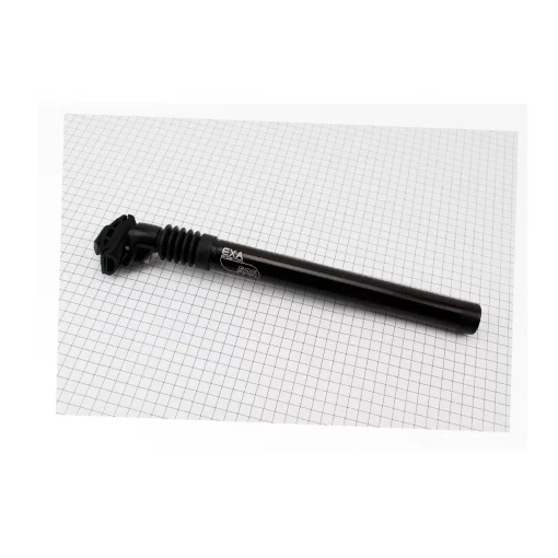 Труба-амортизатор сидения MTB 30,4х340мм алюминиевая, чёрная KSP-525, ВЕЛОЗАПЧАСТИНИ, YQ-406698