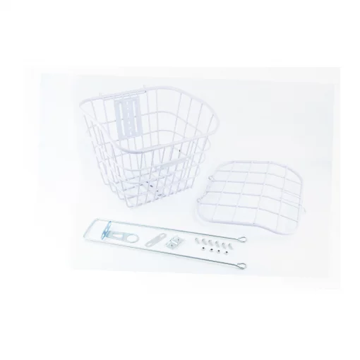 Корзина передняя 26" с крышкой, белая YZ-061, ВЕЛОАКСЕСУАРИ, YQ-409178