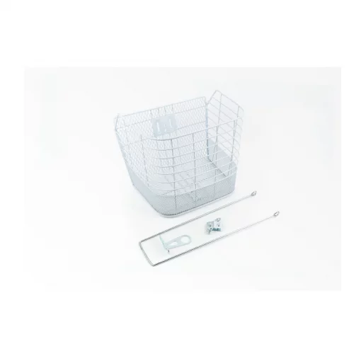 Корзина передняя 28" (проволока), белая JL-CK055, ВЕЛОАКСЕСУАРИ, YQ-409495