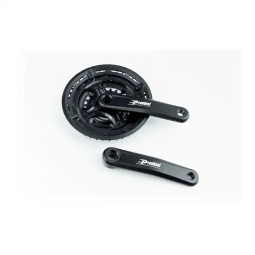 Шатуны "квадрат" 152мм, 42.34.24T MTB, алюминиевые, чёрные МА-AT45, ВЕЛОЗАПЧАСТИНИ, YQ-412511