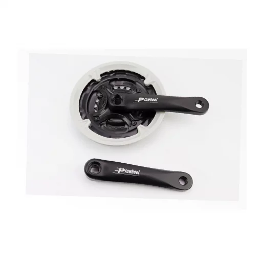 Шатуны "квадрат" 152мм, 42.34.24T MTB, алюминиевые, чёрно-серый MA-AC49, ВЕЛОЗАПЧАСТИНИ, YQ-412031