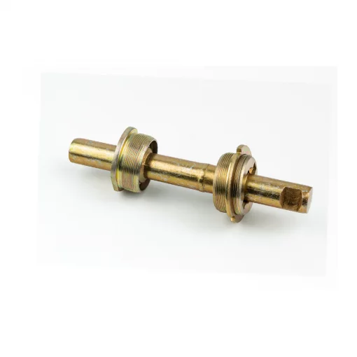 Каретка ХВЗ 143мм под клин, подшипник &Oslash;6,35х9 шариков, жёлтая, ВЕЛОЗАПЧАСТИНИ, YQ-412218