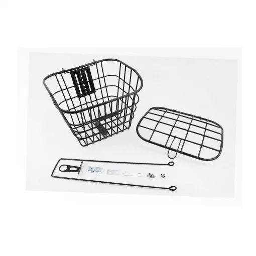 Корзина передняя 28" с крышкой, чёрная YZ-061, ВЕЛОАКСЕСУАРИ, YQ-409665