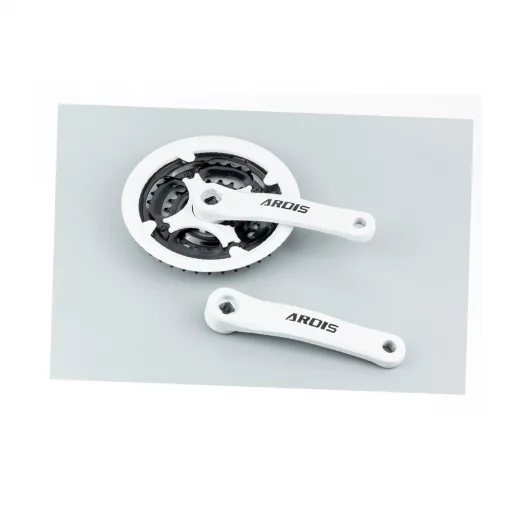 Шатуны "квадрат" 152мм, 42.34.24Т MTB, алюминиевые, белые ARDIS, ВЕЛОЗАПЧАСТИНИ, YQ-403931
