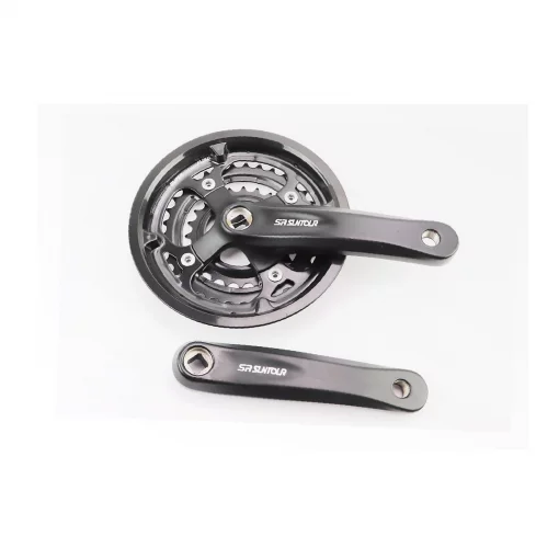 Шатуны "квадрат" 152мм, 42.34.24Т MTB, алюминиевые, чёрные T312 CW14-XCE (возможный нетоварный вид), ВЕЛОЗАПЧАСТИНИ, YQ-406509