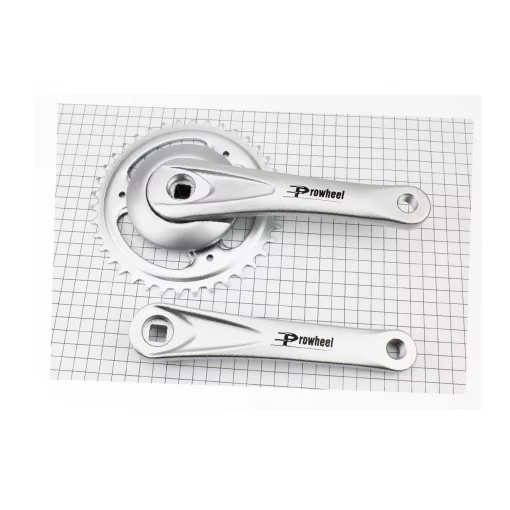 Шатуни "квадрат" 170мм, 38T (1/8") CITY, алюмінієві, сірі NEXUS PRO-A38, ВЕЛОЗАПЧАСТИНИ, YQ-411308