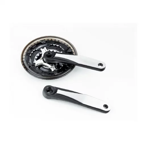 Шатуны "квадрат" 170мм, 42.34.24T MTB, алюминиевые, чёрные DOTEK, ВЕЛОЗАПЧАСТИНИ, YQ-406247