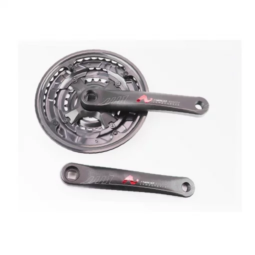 Шатуны "квадрат" 170мм, 42.34.24T MTB, алюминиевые, чёрные MA16-311AP, ВЕЛОЗАПЧАСТИНИ, YQ-412157