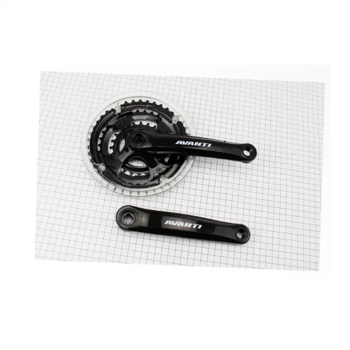 Шатуны "квадрат" 170мм, 42.34.24T MTB, чёрные GS-P321, ВЕЛОЗАПЧАСТИНИ, YQ-406615