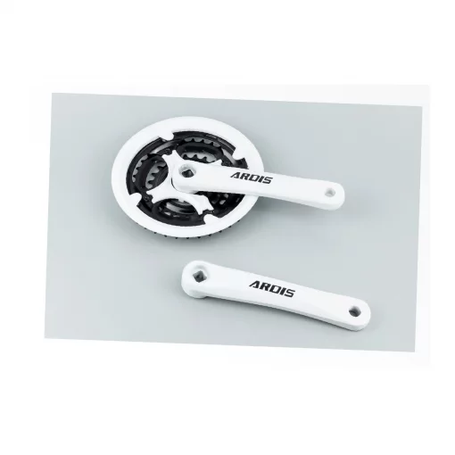 Шатуны "квадрат" 170мм, 42.34.24Т MTB, алюминиевые, белые ARDIS, ВЕЛОЗАПЧАСТИНИ, YQ-406253