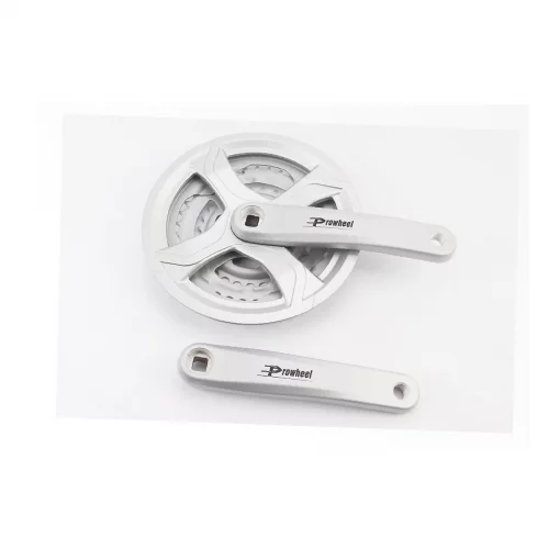 Шатуни "квадрат" 170мм, 48.38.28T MTB, алюмінієві, сірі TY-CQ01, ВЕЛОЗАПЧАСТИНИ, YQ-411803