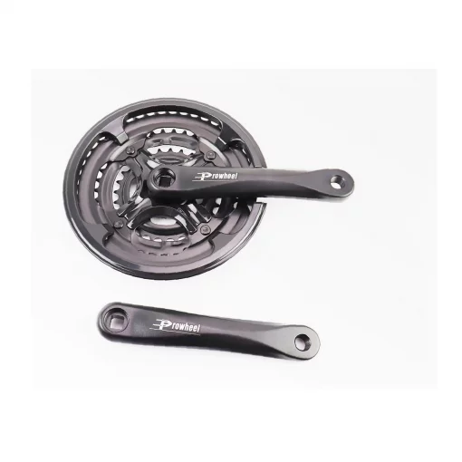 Шатуны "квадрат" 170мм, 48.38.28T MTB, алюминиевые, чёрные MY-AC41, ВЕЛОЗАПЧАСТИНИ, YQ-406364