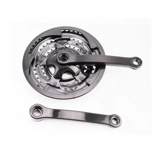 Шатуны "квадрат" 170мм, 48.38.28T MTB, чёрные "узкий" BL 01, ВЕЛОЗАПЧАСТИНИ, YQ-403252