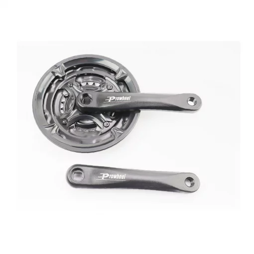 Шатуни "квадрат" 175мм, 42.34.24T MTB, алюмінієві, чорні MA-AC49, ВЕЛОЗАПЧАСТИНИ, YQ-411661