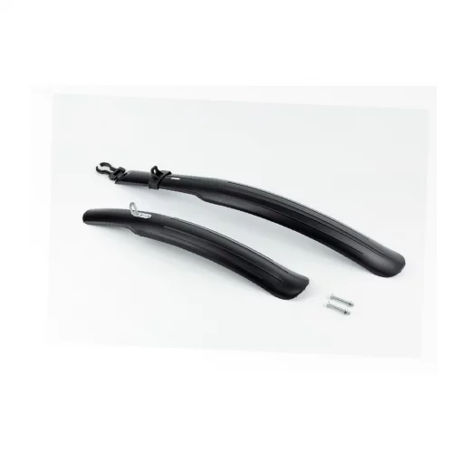 Крылья пластмассовые 26" MTB длинные, чёрные, ВЕЛОАКСЕСУАРИ, YQ-403086