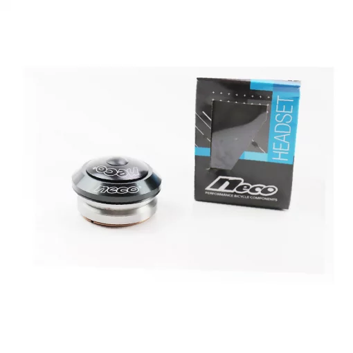 Рулевая колонка 1-1/8" (41,8/28,6x41,8/30мм) безрезьбовой вилки, интегрированная, пром-подшипники, чёрная H51, ВЕЛОЗАПЧАСТИНИ,